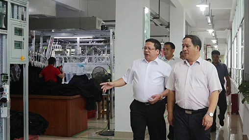 梧州市委書記全桂壽蒞臨百裕集團調(diào)研指導